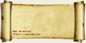 Andjelina Bakrač vizit kartica